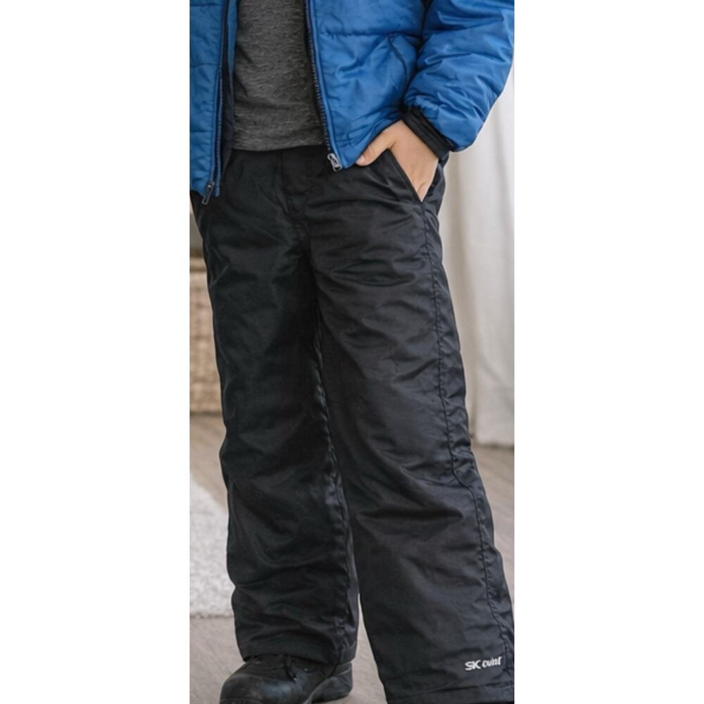 Ski Gear Snow Pants Youth Large Black Insulated Winter Snowboarding